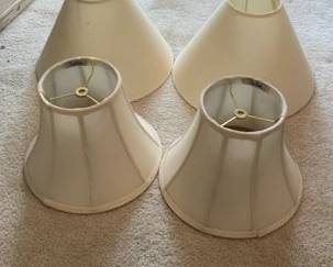 4 Lamp Shades 2 Stiffel
