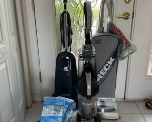 3 Vacuums Eureka, Oreck, Ricar