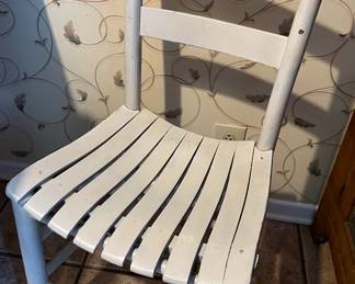 Painted ladder back chairs (1 of 4)