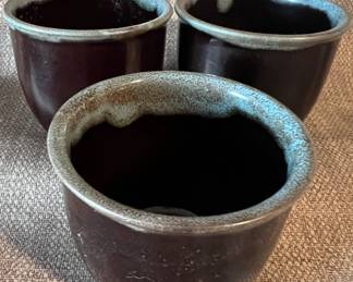 Stoneware cups from Japan (8 total)