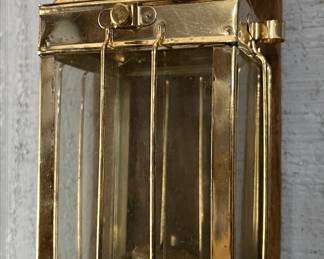 Nautical brass lantern