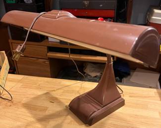 Vintage metal desk lamp