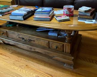 Coffee table with storage