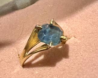 18K gold gemstone rings