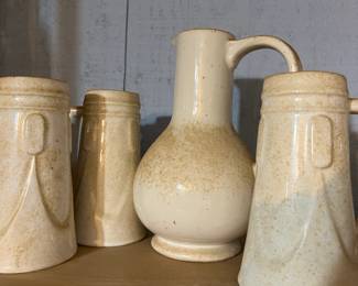 McCoy steins and pitcher