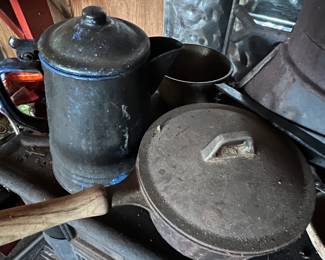 Cast iron pots