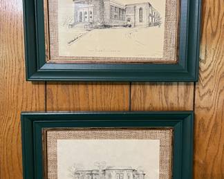 Framed prints signed by Gail Kilpatrick