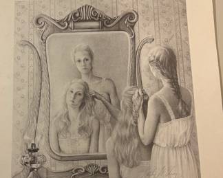 Unframed prints signed by Kathy McElroy