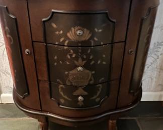 Painted storage chest