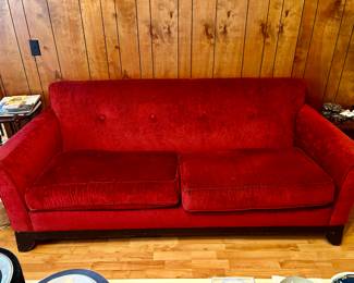 red sofa