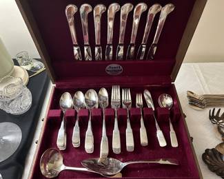 silver plated flatware