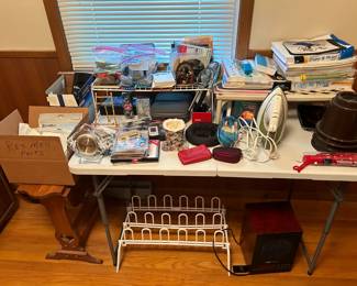 Kitchen appliances. Space heaters. De-humidifiers. 