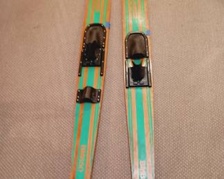 Vintage wood Water-skis 
Late 60's to 1970's
