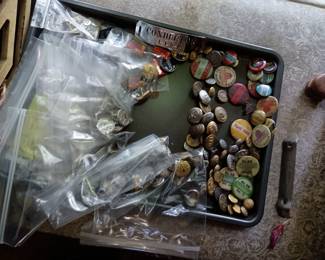 Railroad uniform buttons