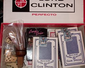 Vintage tax stamp,  playing card sets