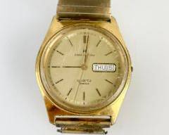 Vintage Hamilton Quartz Gold Tone Wristwatch
