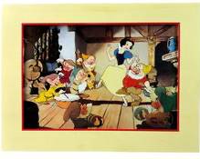 Disneys Snow White & The Seven Dwarves Exclusive Commemorative Lithograph 1994 With Foil
