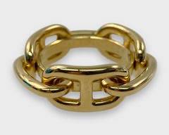 Hermes Scarf Ring Chaine DUncre
