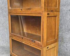 Antique Globe Wernicke Lawyers Bookcase with Top and Bottom
