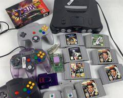Vintage Nintendo 64 Gaming Console NUS-001 With Controllers, Rumble Packs, Games and More!
