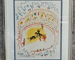 Vintage Picasso La Framed Litho Print
