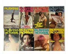 Vintage 8pc misc Players Pictoral magazine Adult Entertainment
