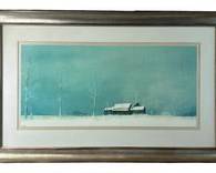 Herb Jones Landscape Limited Edition Pencil Signed Lithograph Framed
