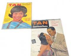 Lot of Two Tan Adult Magazines from 1950 and 1963
