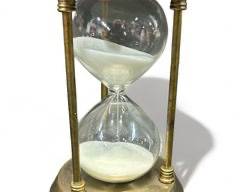 Metal 15-Minute Hour Glass timer
