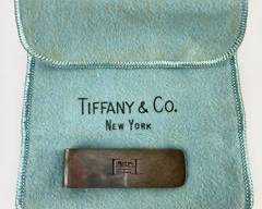 Fine Tiffany & Co Makers Sterling Silver Money Clip & Sleeve Creative Printers
