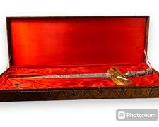 Curved saber, presented by General Try Sutrisno, CoS, Indonesian National Army. November 1987
