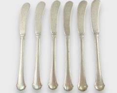 Fine Towle Chippendale Sterling Silver Butter Knives Grams Butter 165 Grams
