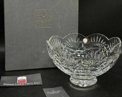 FINE WATERFORD CRYSTAL AMERICANS HERITAGE COLLECTION BENJAMIN FRANKLIN LIBERTY BOWL

