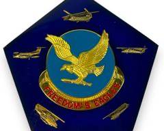 Paperweight presented by Col. John M. Riggs, 26 June, 1990
