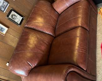 Leather loveseat, there are two of these
