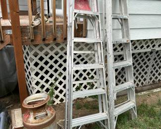 Ladders and cream can