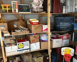 Light Bright
Fisher price record player
Fisher price car track
Fisher price basketball
Vintage suitcases