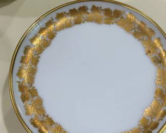 Small Plate with gold leaf inlay by Kaiser