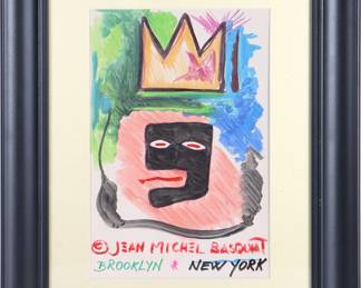 Jean Michel Basquiat painting art.
