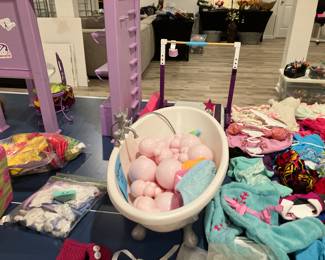 American girl bubble bath 