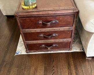 Restoration hardware  end table great details on this  one 