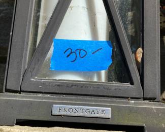 A selection of large front gate  lanterns 