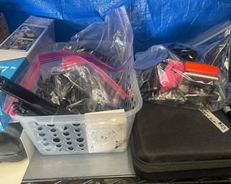 Tons of Go Pro’s and accessories. 