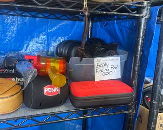 Fishing reels and poles 