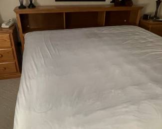 King size bed, mattress and box spring 