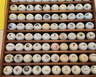 Golf ball collections. 100 balls from all over in each case 