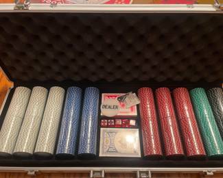 Never opened poker chips 