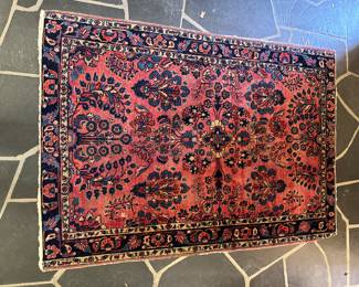 Hand-tied Persian rug 56" x 39.5"