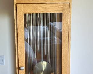 Antique clock with a new custom cabinet by Glen Arbor craftsman at Glen Arbor Cabinet Shop: 78" t x 13" d x 21.5" w