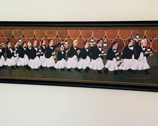 Guy Buffet signed print 12.5" x 42"